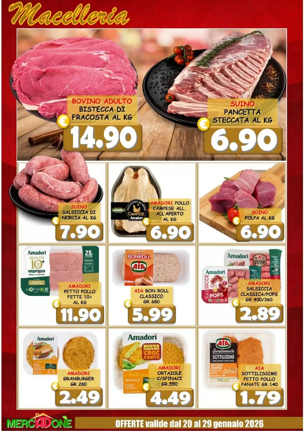 Volantino promozionale MercADone  valide dal 20/01/2026 - Pagina 10.