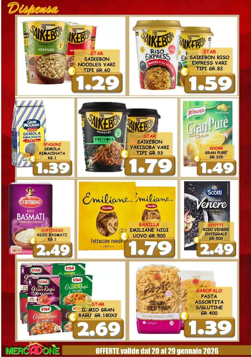 Volantino promozionale MercADone  valide dal 20/01/2026 - Pagina 20.