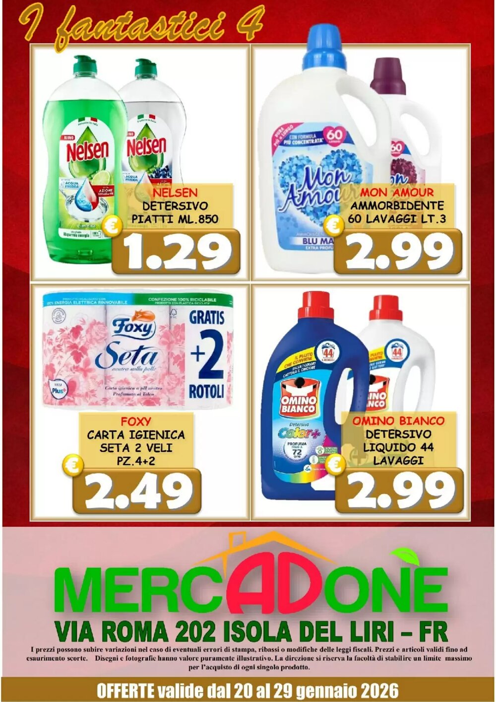Volantino promozionale MercADone  valide dal 20/01/2026 - Pagina 28.