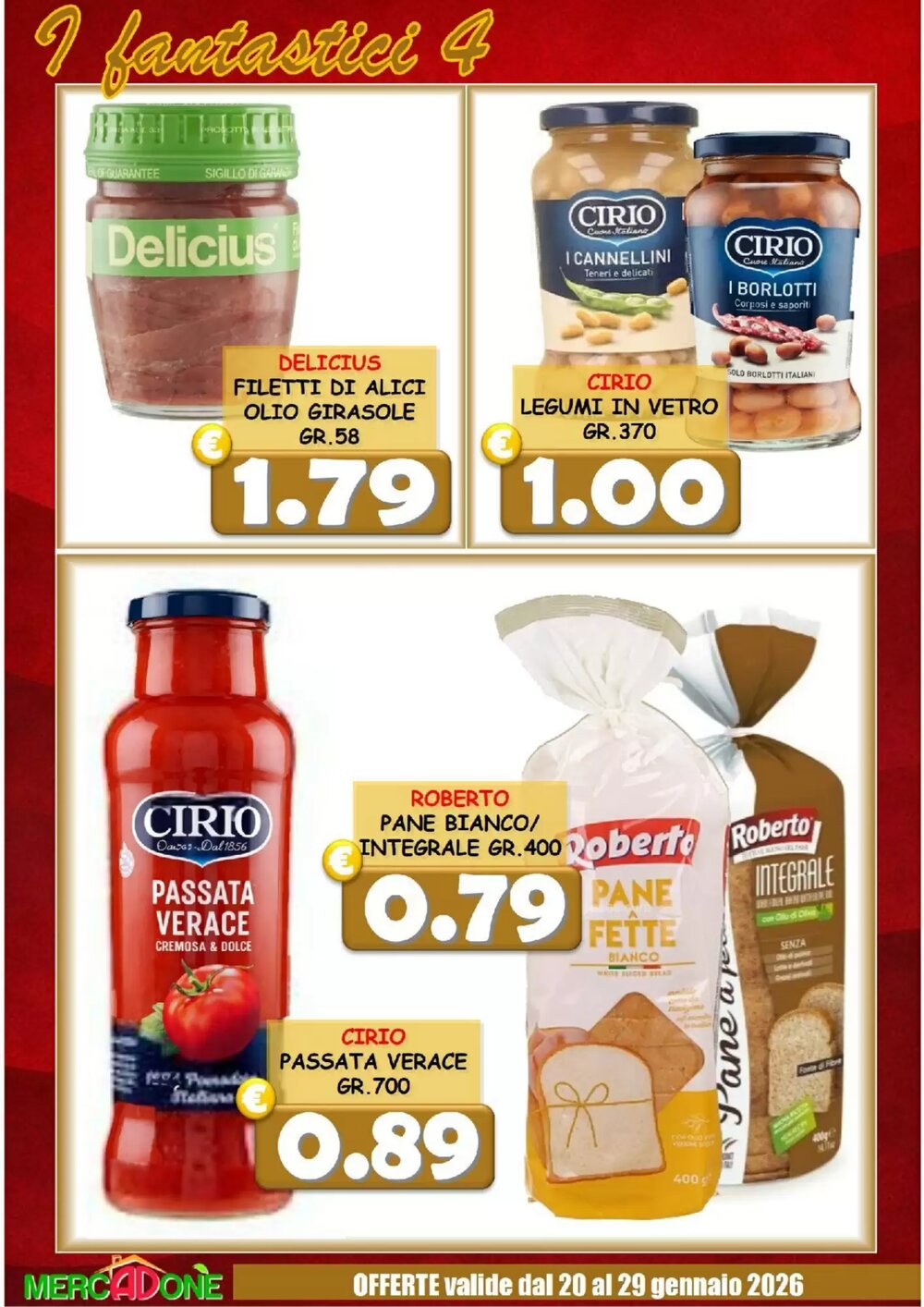 Volantino promozionale MercADone  valide dal 20/01/2026 - Pagina 6.