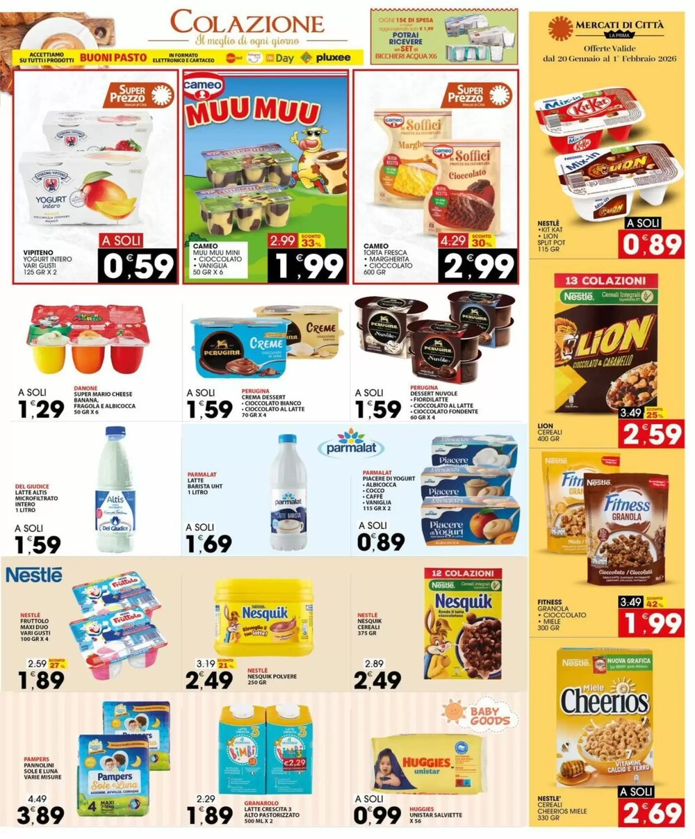 Volantino promozionale Mercati di Città La Prima  valide dal 20/01/2026 - Pagina 17.