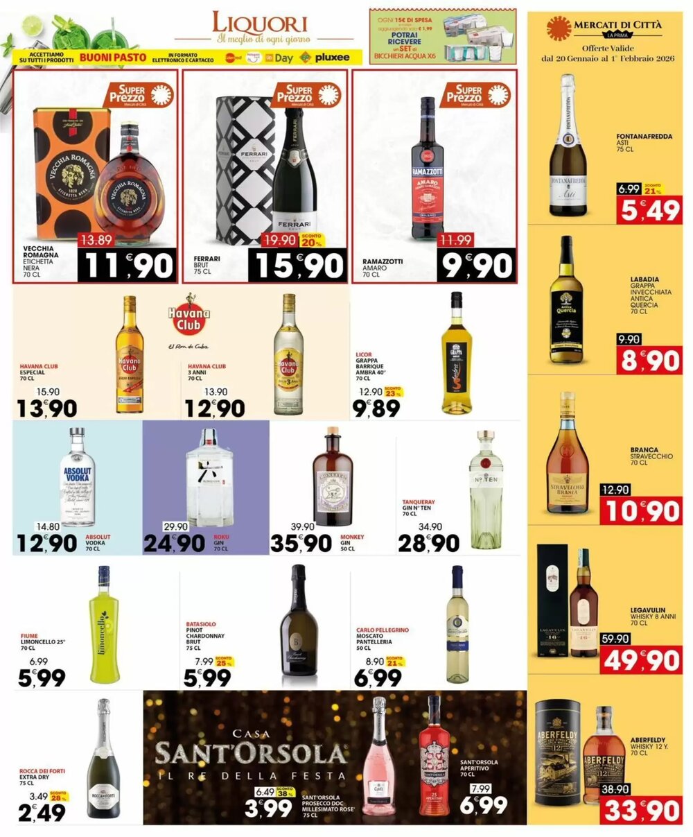 Volantino promozionale Mercati di Città La Prima  valide dal 20/01/2026 - Pagina 21.