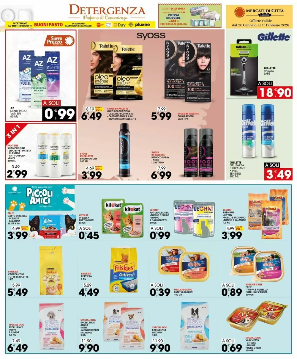 Volantino promozionale Mercati di Città La Prima  valide dal 20/01/2026 - Pagina 23.