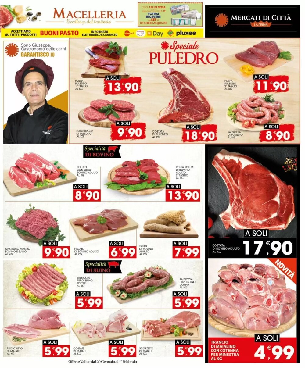 Volantino promozionale Mercati di Città La Prima  valide dal 20/01/2026 - Pagina 3.