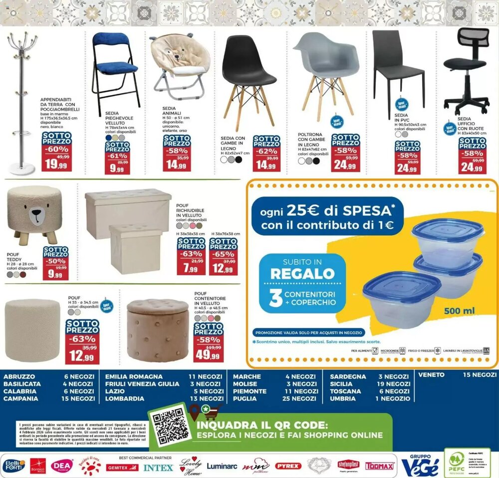 Volantino promozionale Happy Casa  valide dal 21/01/2026 - Pagina 16.