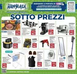 Volantino promozionale Happy Casa valide dal 21/01/2026