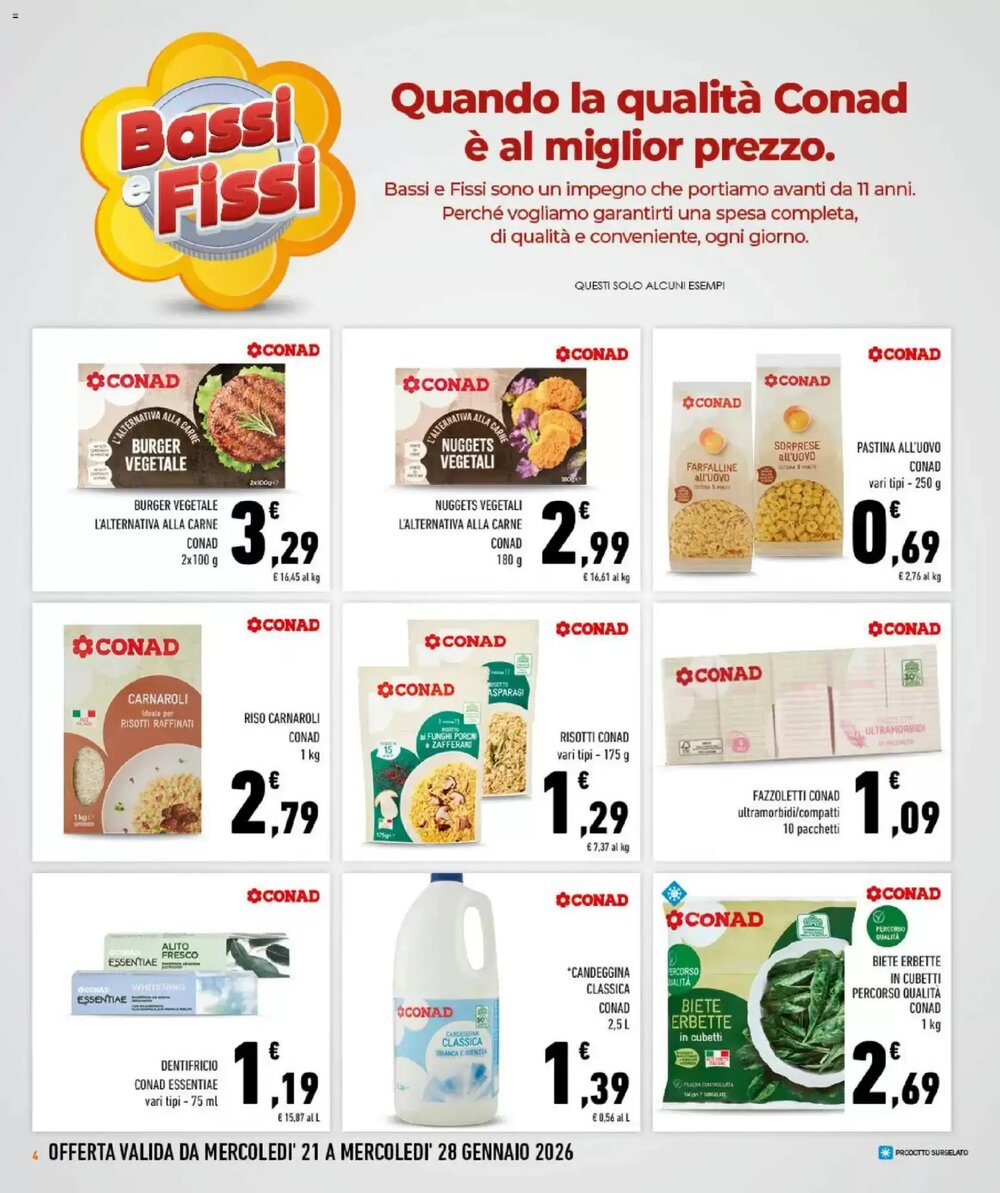 Volantino promozionale Conad  valide dal 21/01/2026 - Pagina 4.