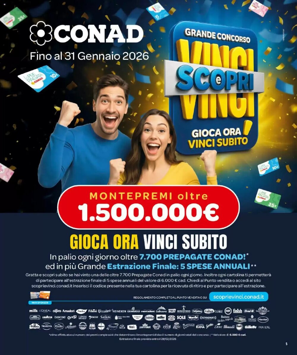 Volantino promozionale Conad  valide dal 21/01/2026 - Pagina 5.