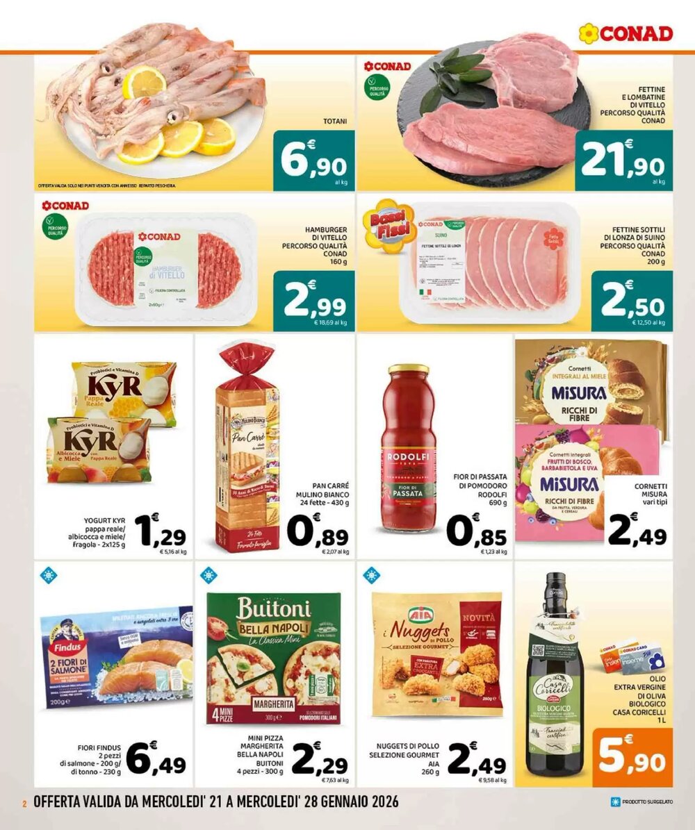 Volantino promozionale Conad City valide dal 21/01/2026 - Pagina 2.