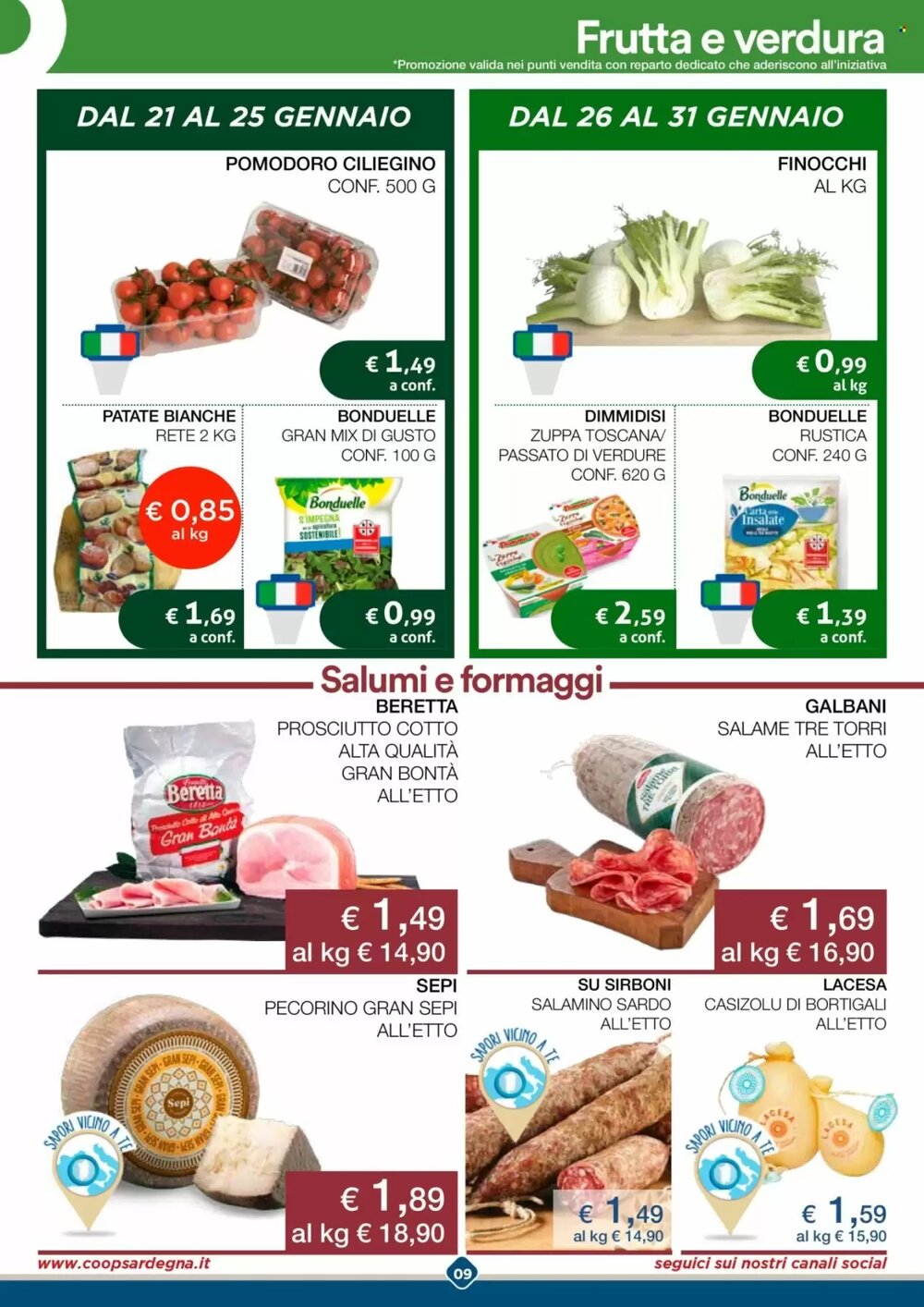 Volantino promozionale Coop Sardegna  valide dal 21/01/2026 - Pagina 11.
