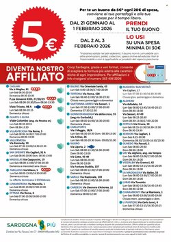 Volantino promozionale Coop Sardegna  valide dal 21/01/2026 - Pagina 22.