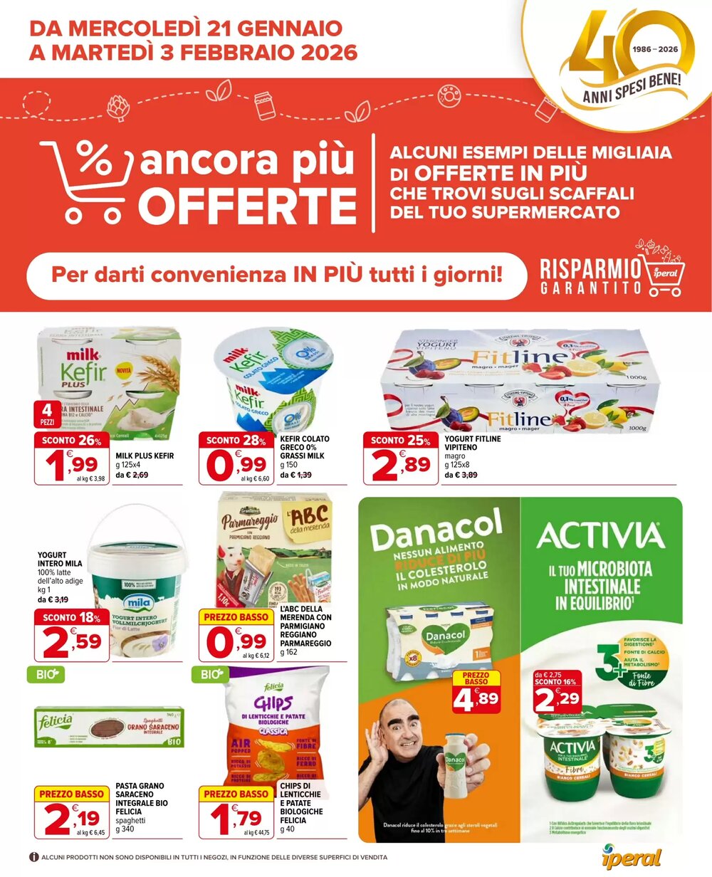 Volantino promozionale Iperal  valide dal 21/01/2026 - Pagina 1.
