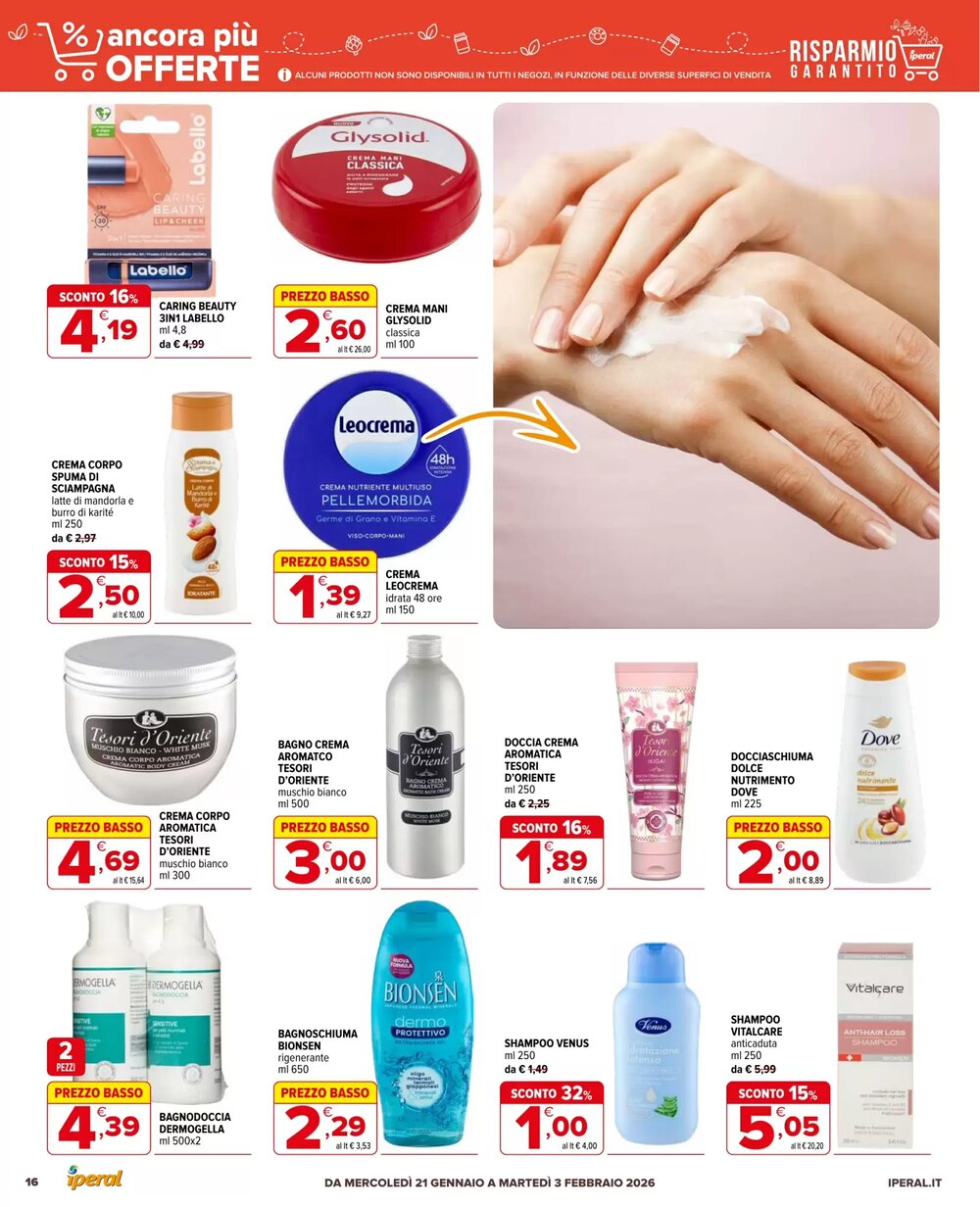 Volantino promozionale Iperal  valide dal 21/01/2026 - Pagina 16.