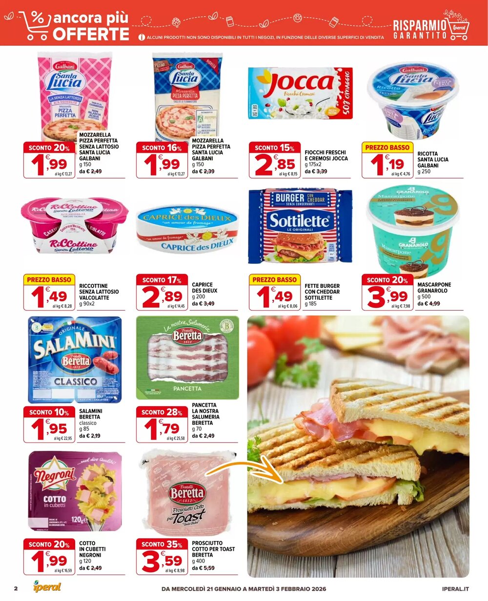 Volantino promozionale Iperal  valide dal 21/01/2026 - Pagina 2.