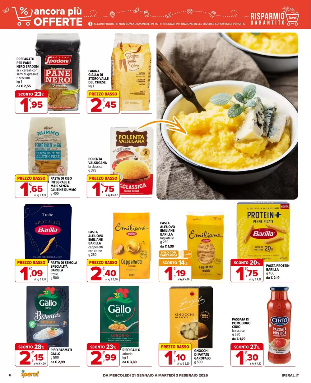 Volantino promozionale Iperal  valide dal 21/01/2026 - Pagina 6.