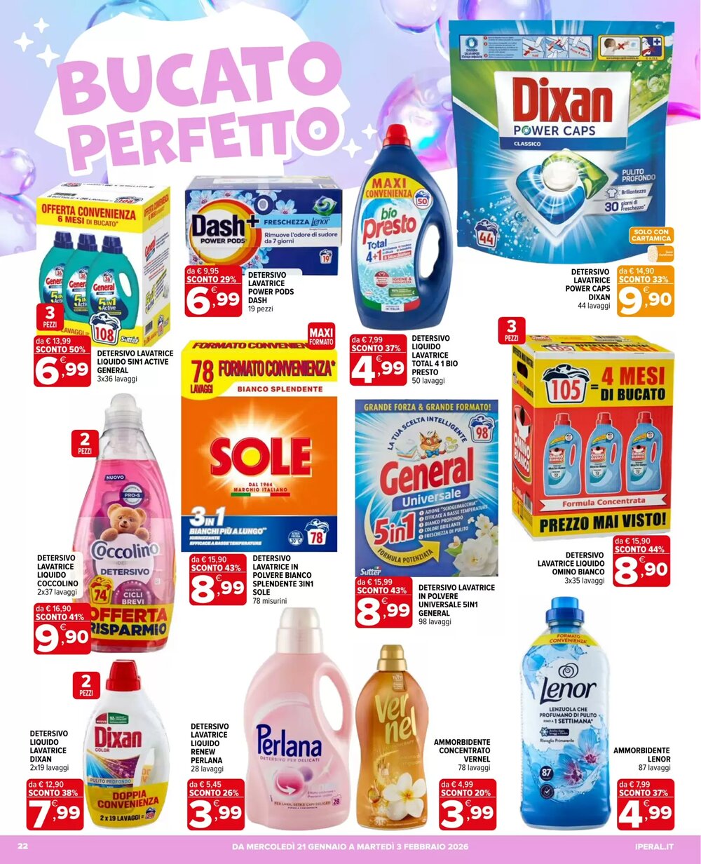 Volantino promozionale Iperal  valide dal 21/01/2026 - Pagina 22.
