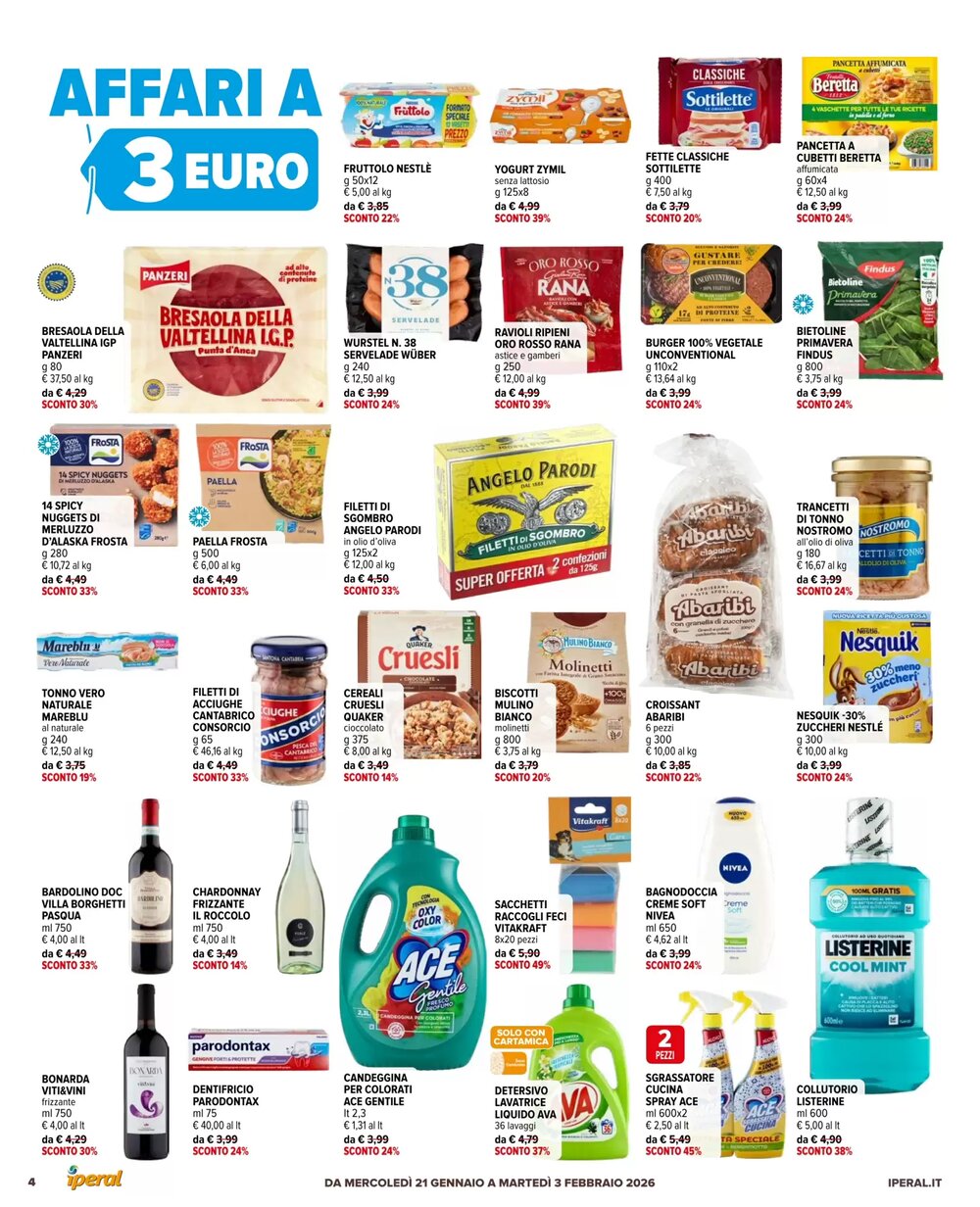 Volantino promozionale Iperal  valide dal 21/01/2026 - Pagina 4.