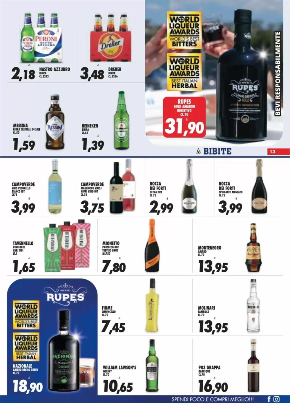 Volantino promozionale Compri Meglio  valide dal 21/01/2026 - Pagina 13.