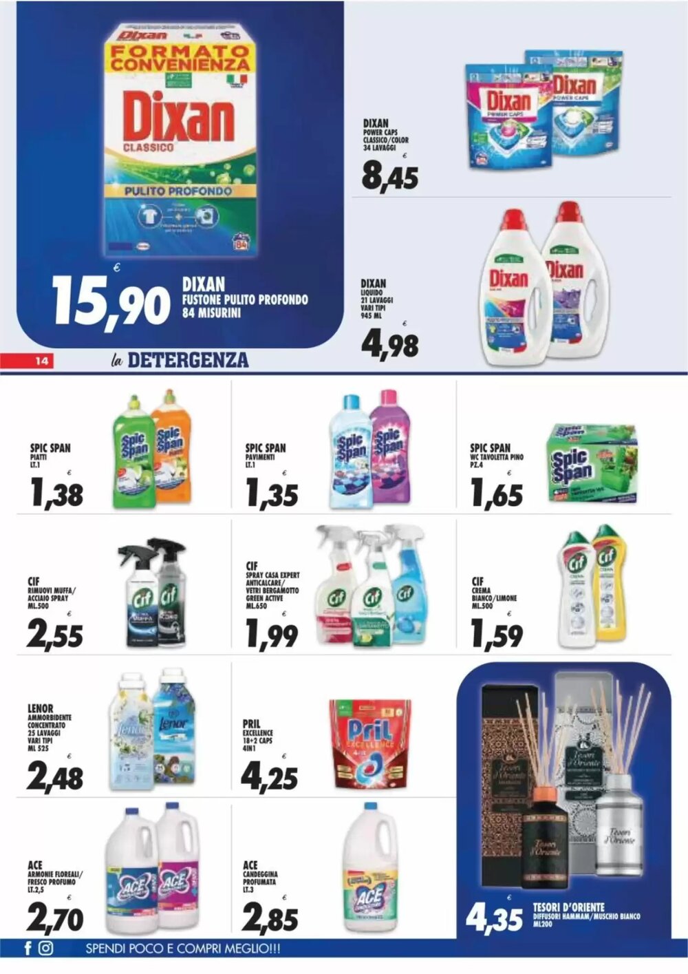 Volantino promozionale Compri Meglio  valide dal 21/01/2026 - Pagina 14.