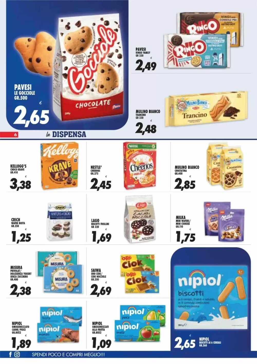 Volantino promozionale Compri Meglio  valide dal 21/01/2026 - Pagina 6.
