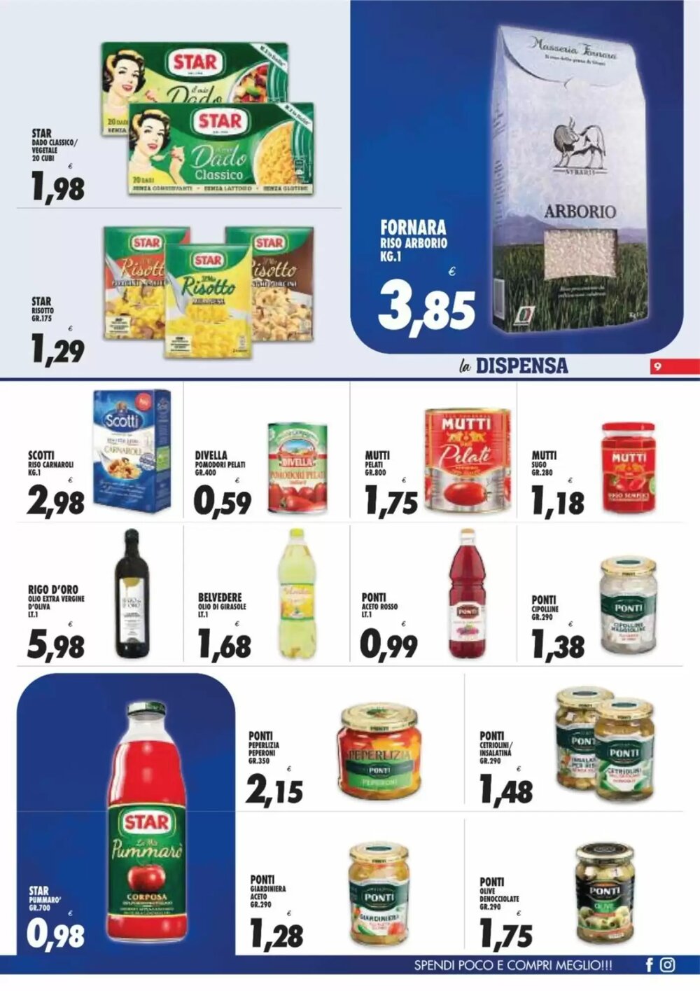 Volantino promozionale Compri Meglio  valide dal 21/01/2026 - Pagina 9.