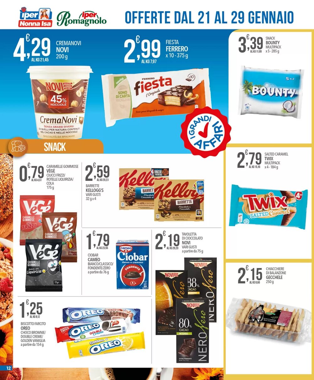 Volantino promozionale Iper Nonna Isa  valide dal 21/01/2026 - Pagina 12.