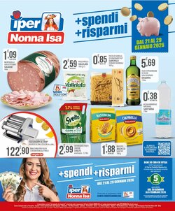 Volantino promozionale Iper Nonna Isa  valide dal 21/01/2026 - Pagina 1.