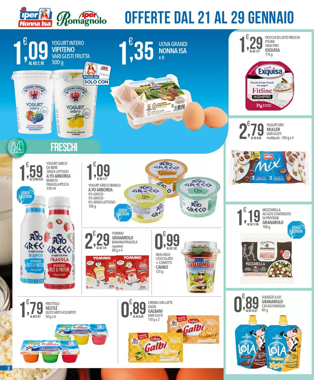Volantino promozionale Iper Nonna Isa  valide dal 21/01/2026 - Pagina 2.