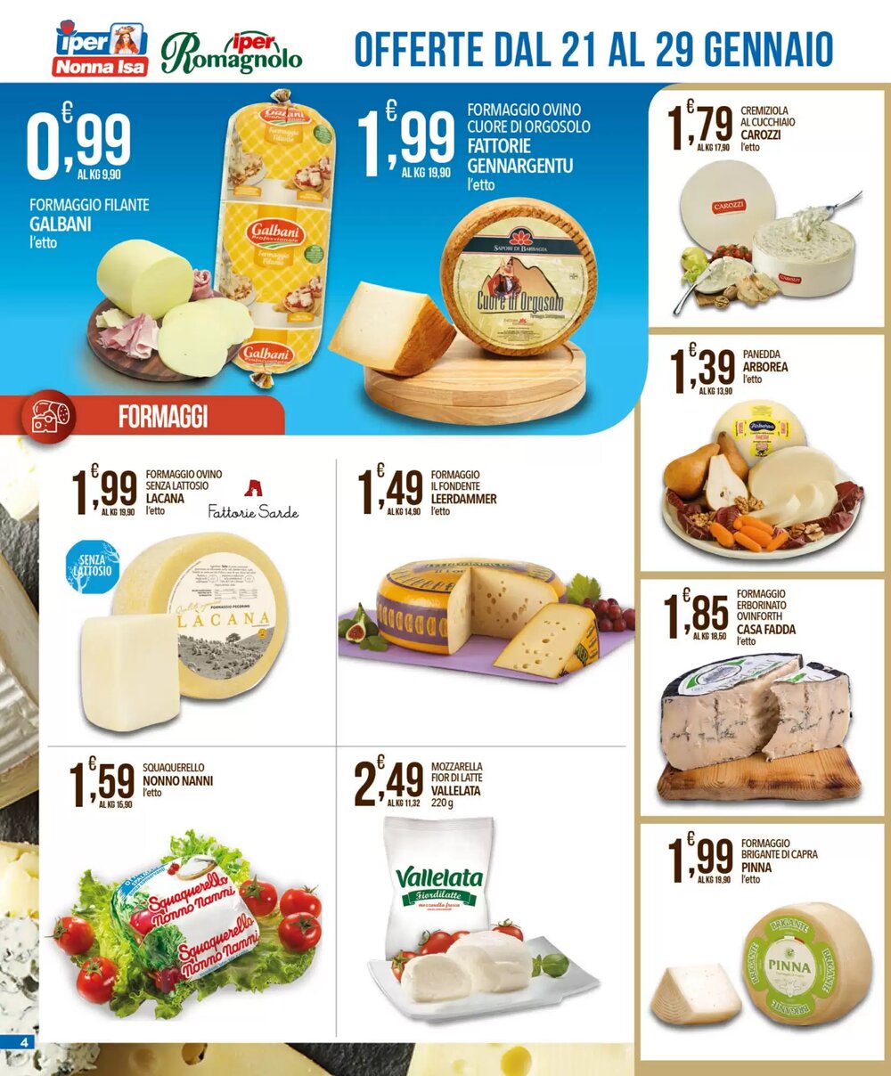 Volantino promozionale Iper Nonna Isa  valide dal 21/01/2026 - Pagina 4.