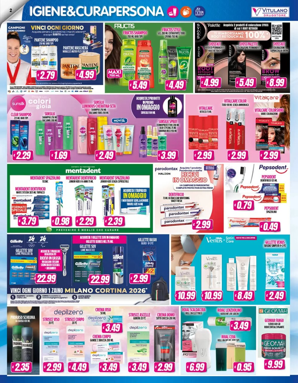 Volantino promozionale Vitulano Drugstore  valide dal 21/01/2026 - Pagina 2.