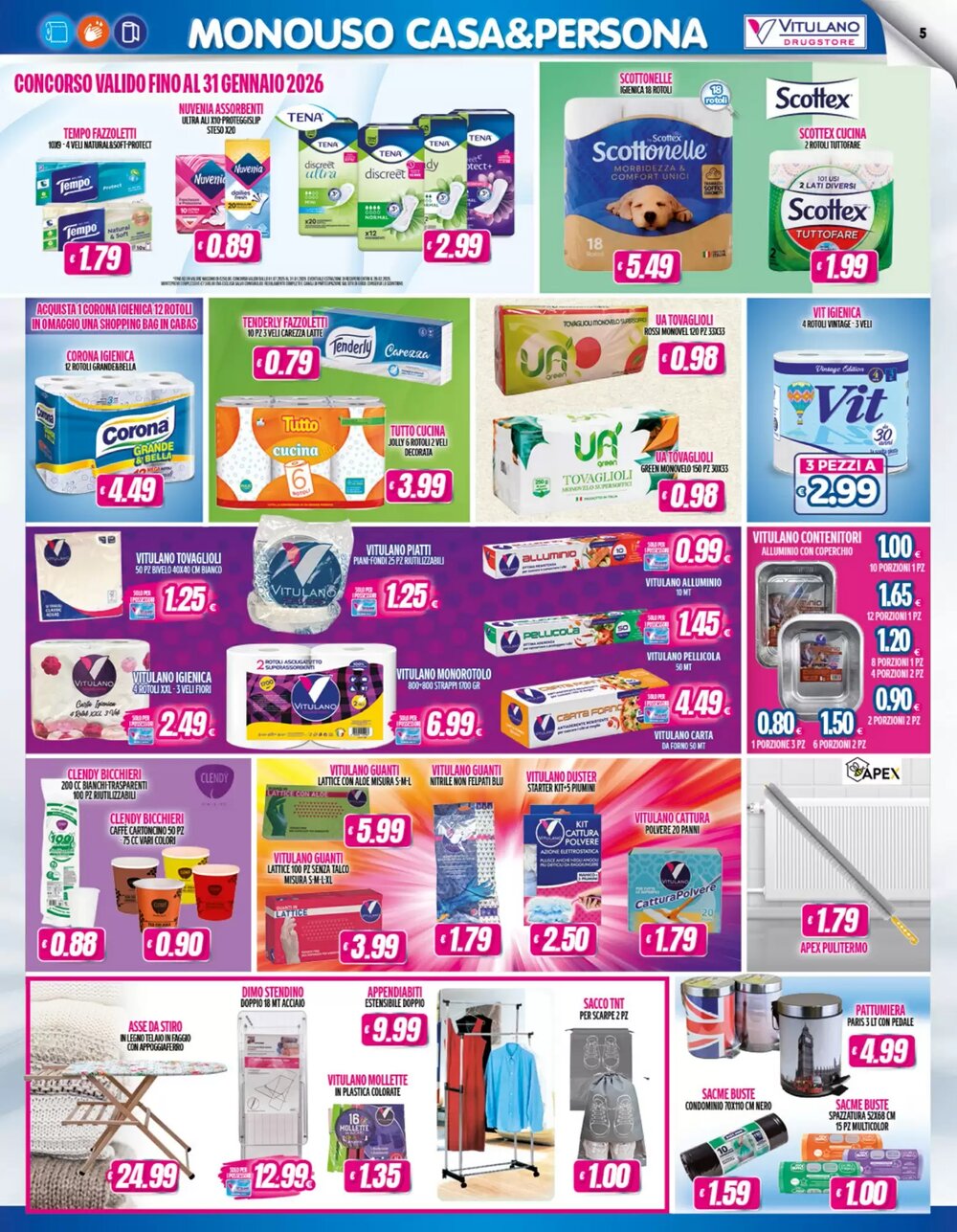 Volantino promozionale Vitulano Drugstore  valide dal 21/01/2026 - Pagina 5.