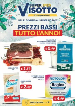Volantino promozionale Supermercati Visotto  valide dal 21/01/2026
