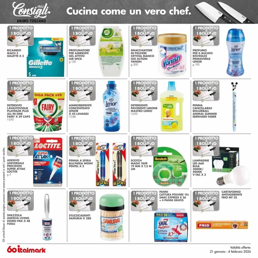 Volantino promozionale Italmark  valide dal 21/01/2026 - Pagina 36.