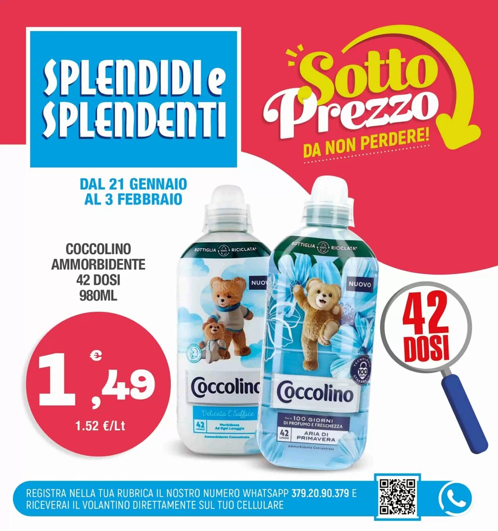 Volantino promozionale Splendidi e Splendenti  valide dal 21/01/2026 - Pagina 1.