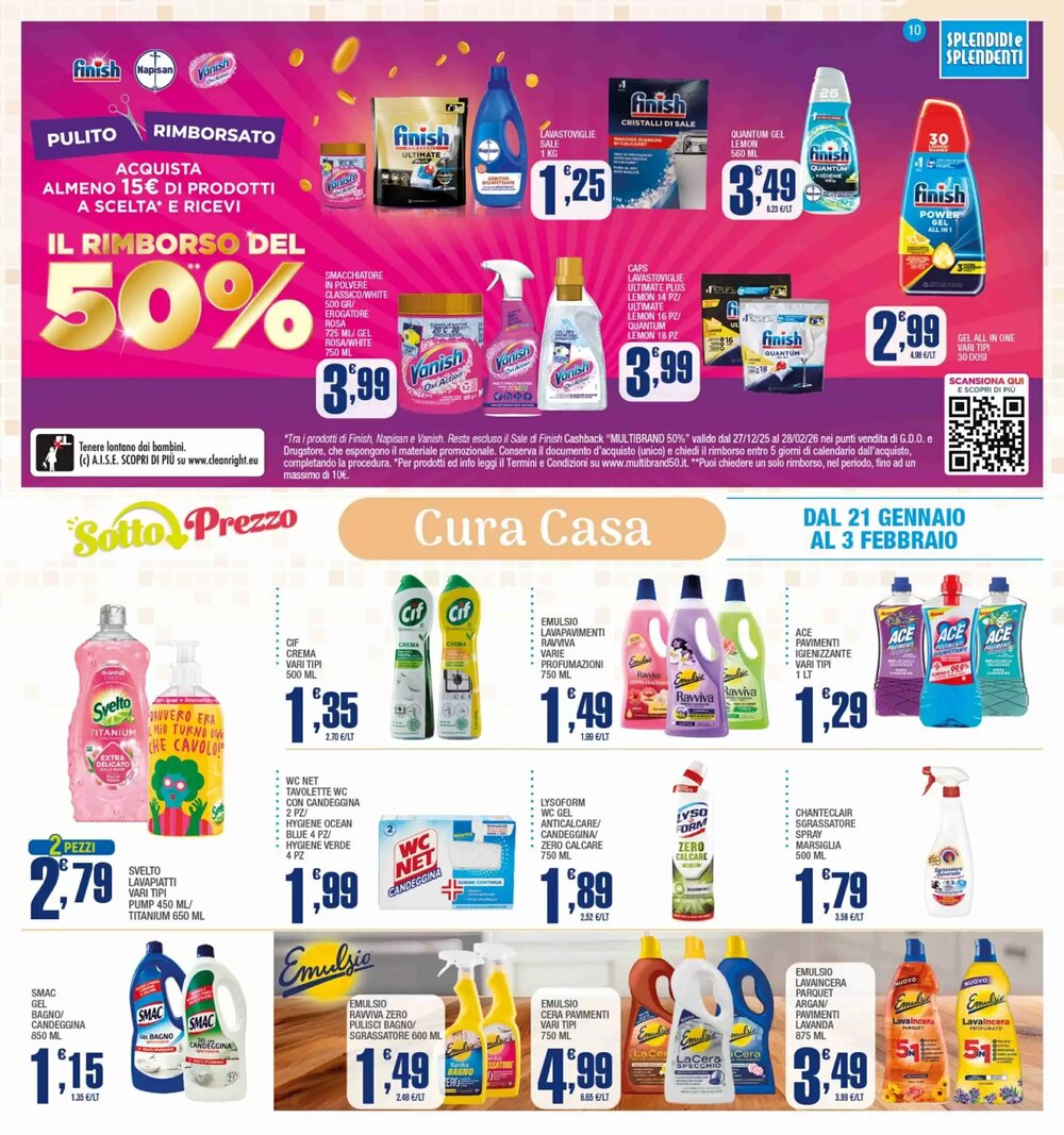 Volantino promozionale Splendidi e Splendenti  valide dal 21/01/2026 - Pagina 10.