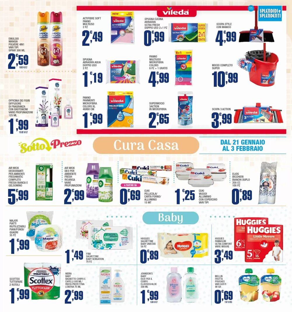 Volantino promozionale Splendidi e Splendenti  valide dal 21/01/2026 - Pagina 11.