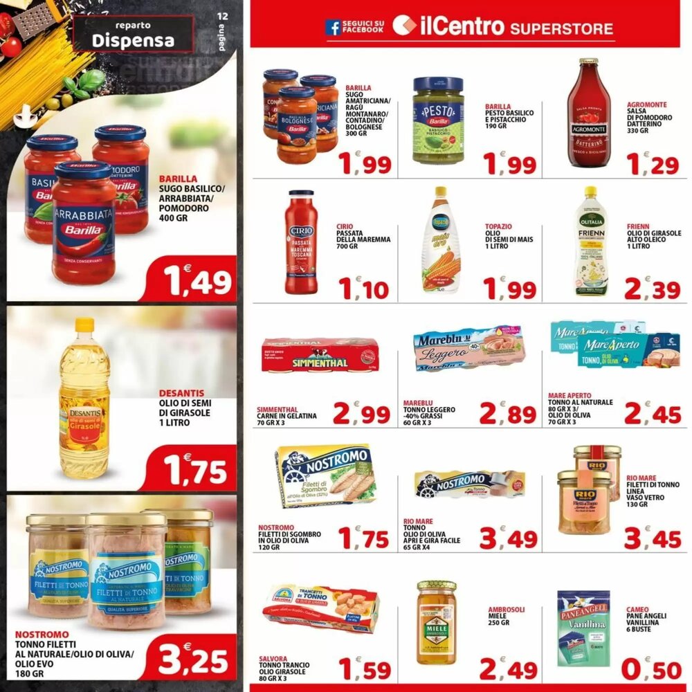 Volantino promozionale Il Centro Superstore  valide dal 21/01/2026 - Pagina 12.