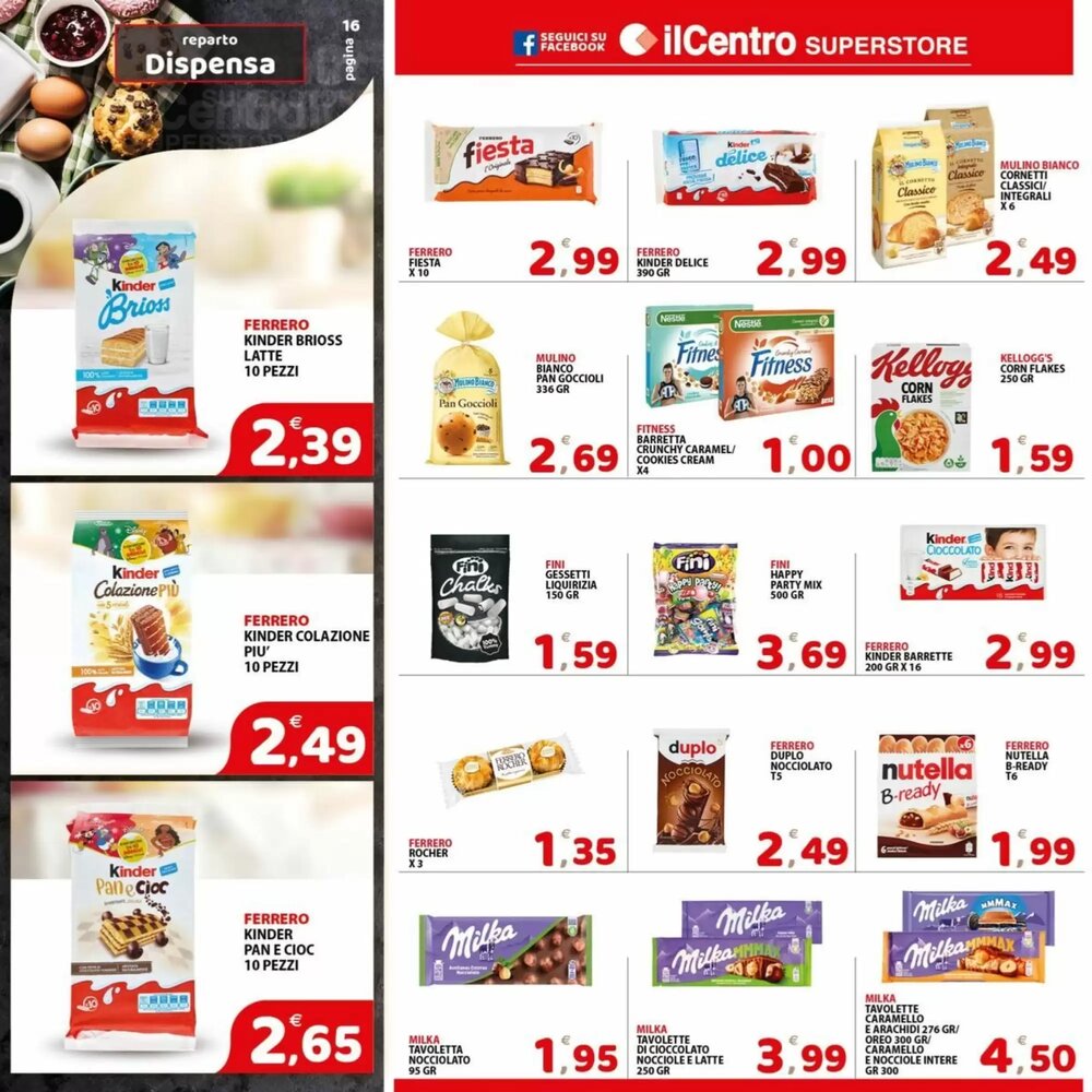 Volantino promozionale Il Centro Superstore  valide dal 21/01/2026 - Pagina 16.