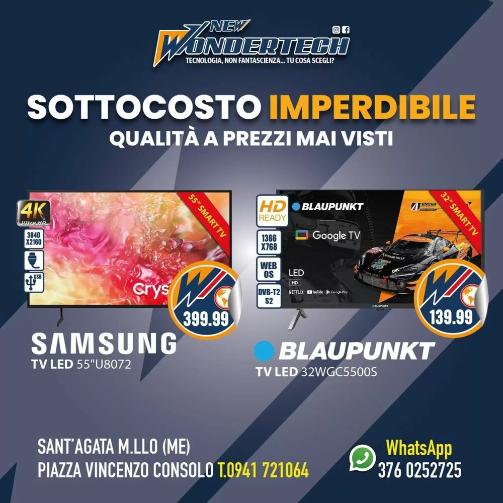 Volantino promozionale New Wondertech  valide dal 21/01/2026 - Pagina 7.