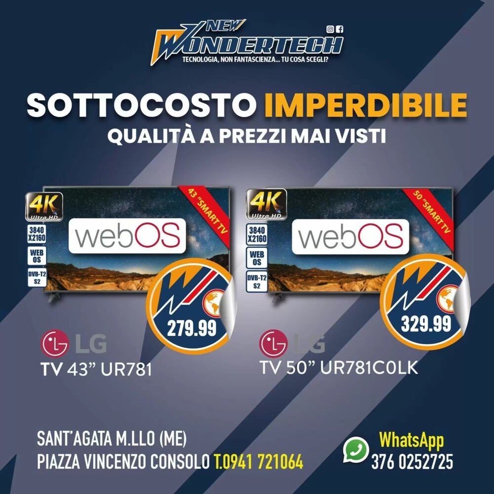 Volantino promozionale New Wondertech  valide dal 21/01/2026 - Pagina 8.