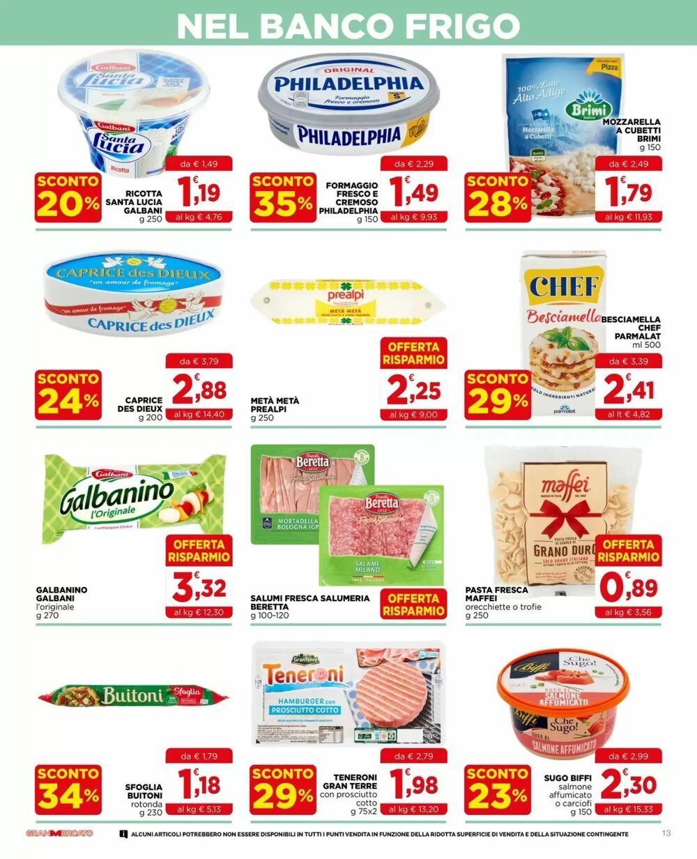 Volantino promozionale Gran mercato  valide dal 21/01/2026 - Pagina 13.