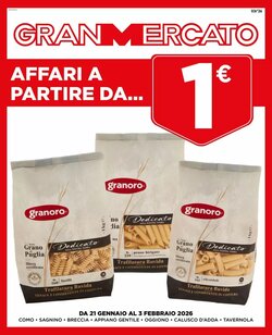 Volantino promozionale Gran mercato  valide dal 21/01/2026