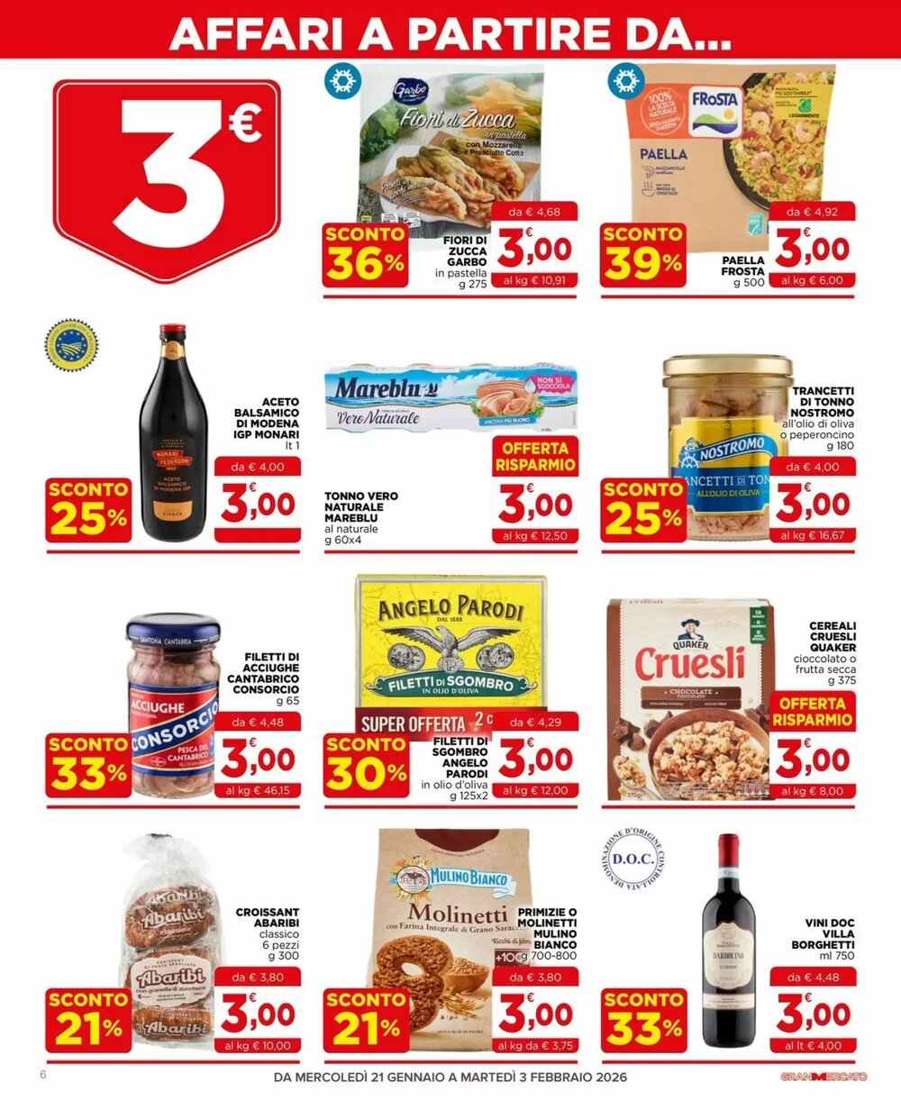 Volantino promozionale Gran mercato  valide dal 21/01/2026 - Pagina 6.