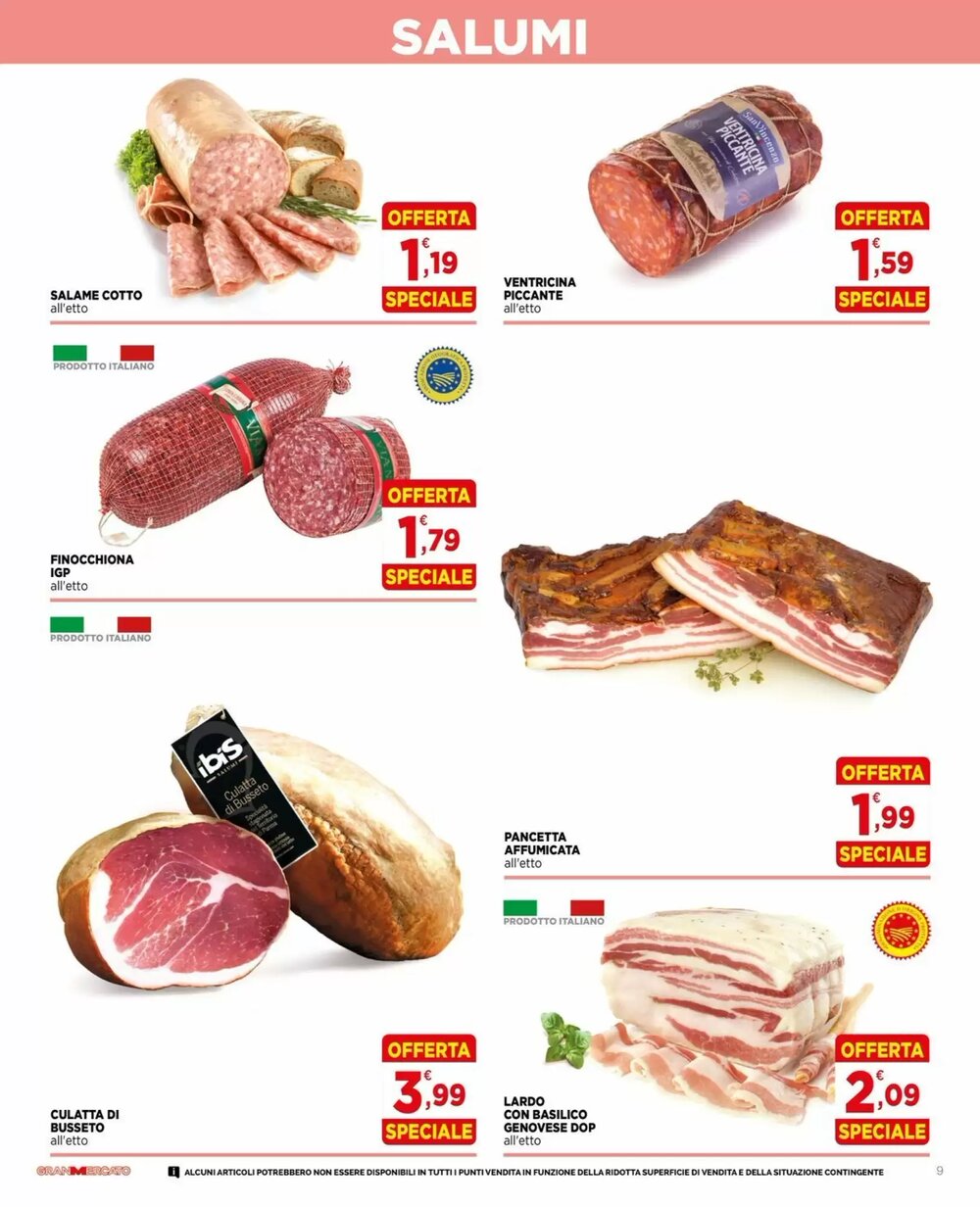 Volantino promozionale Gran mercato  valide dal 21/01/2026 - Pagina 9.