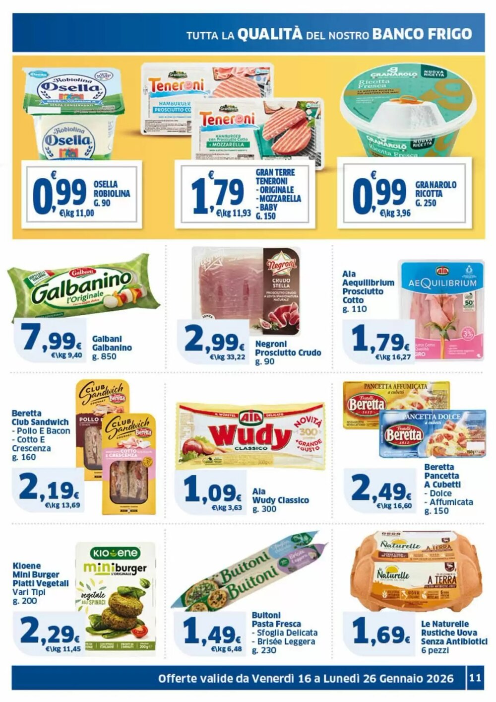 Volantino promozionale Ok Sigma  valide dal 21/01/2026 - Pagina 11.