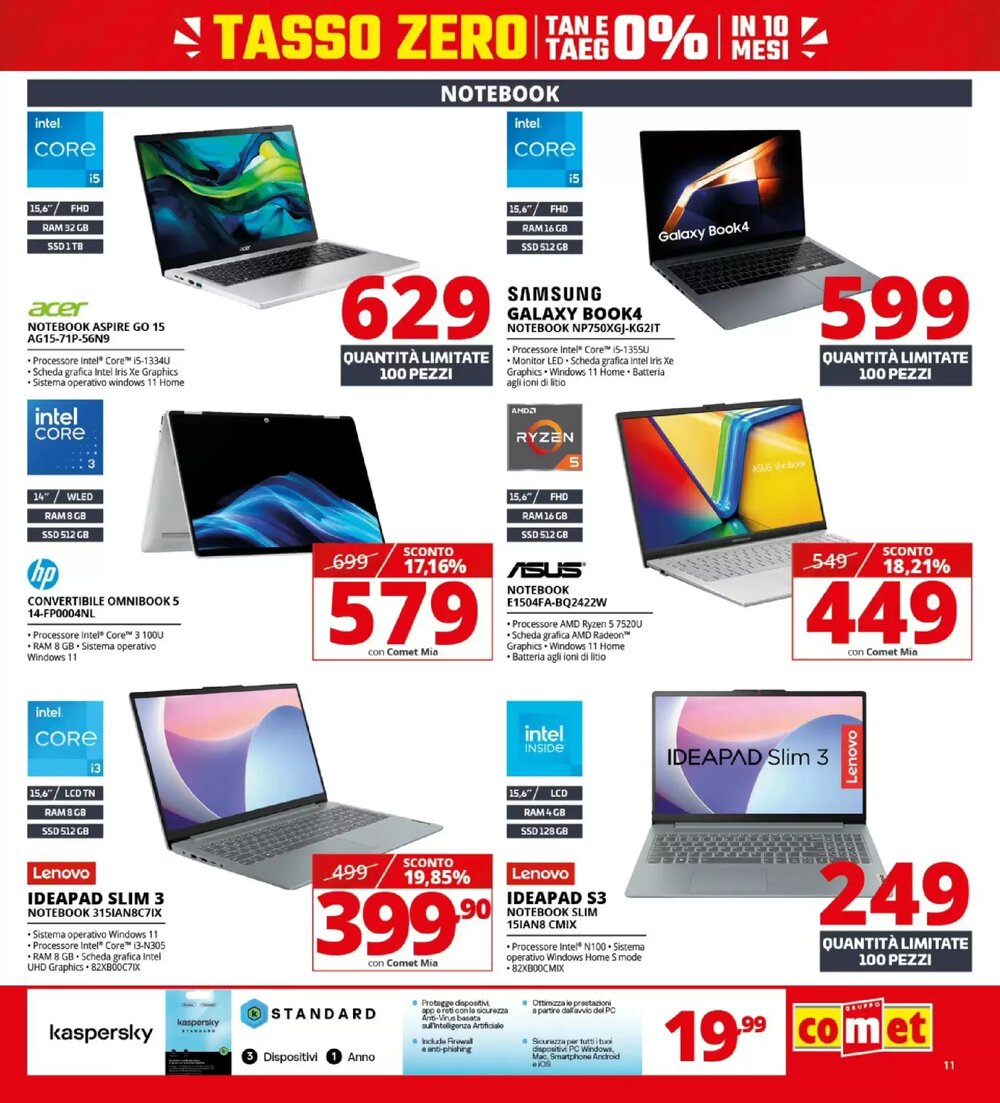 Volantino promozionale Comet  valide dal 21/01/2026 - Pagina 11.
