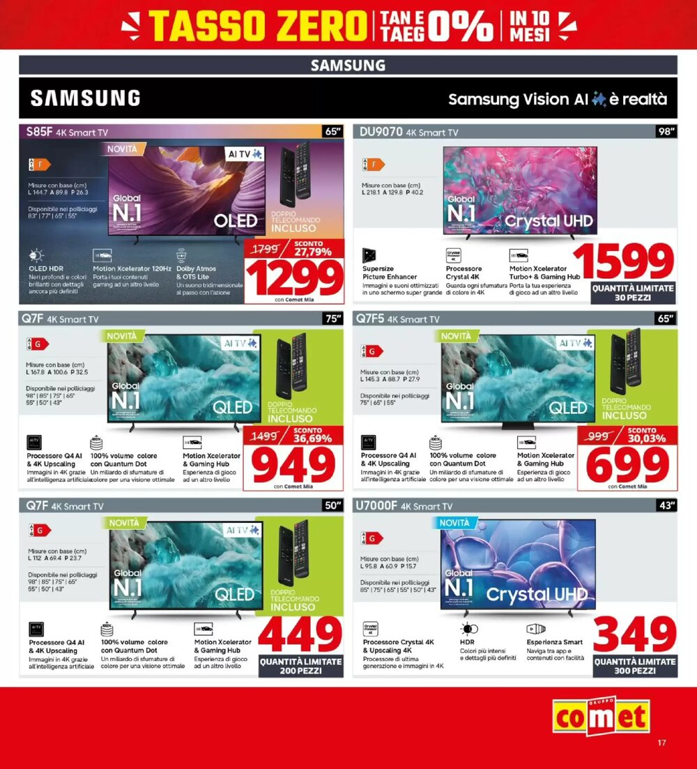 Volantino promozionale Comet  valide dal 21/01/2026 - Pagina 17.