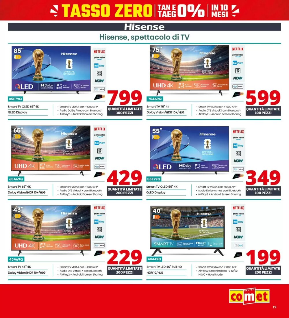 Volantino promozionale Comet  valide dal 21/01/2026 - Pagina 19.