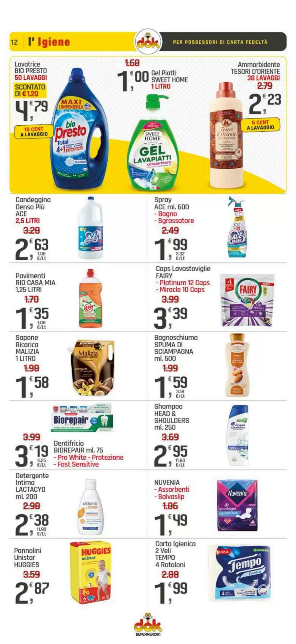 Volantino promozionale Supermercati Dok  valide dal 22/01/2026 - Pagina 12.
