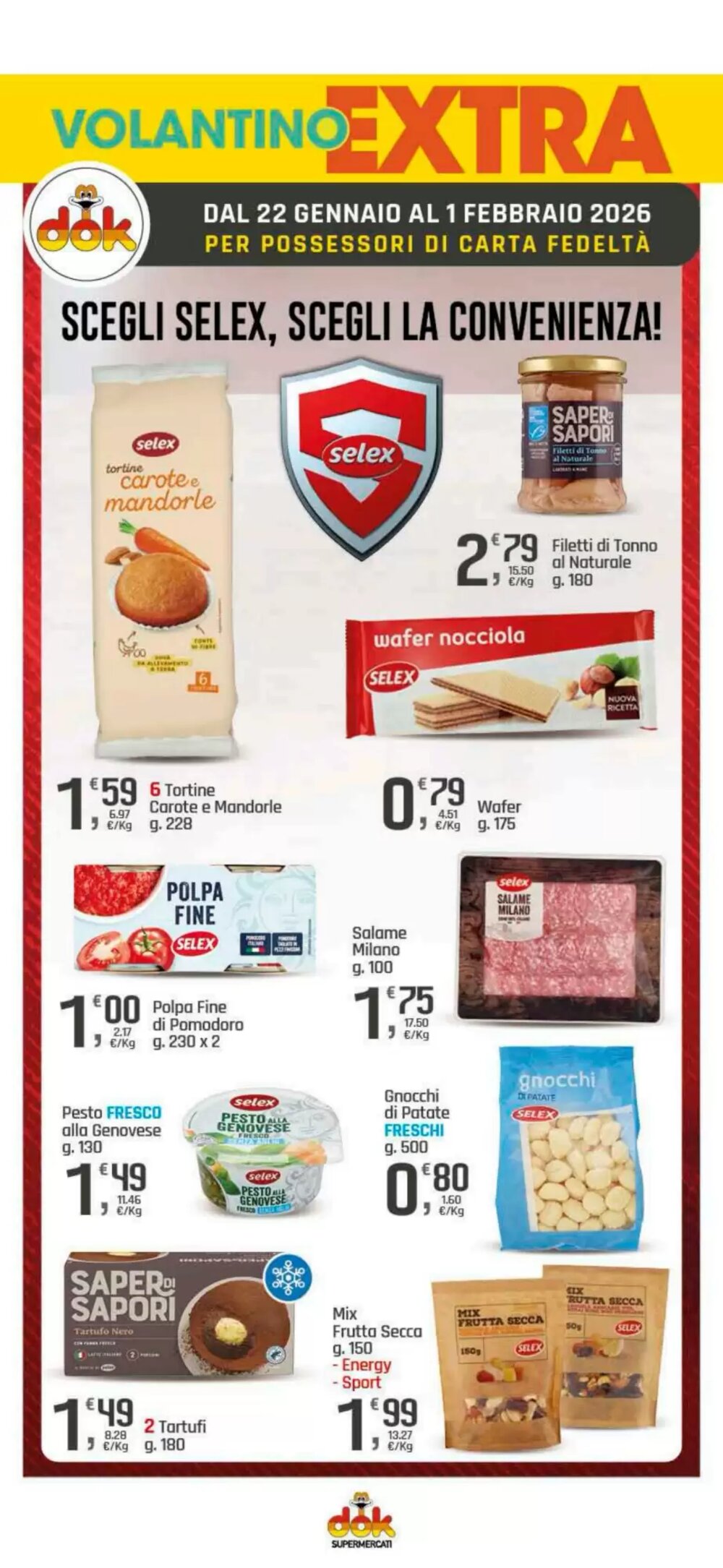 Volantino promozionale Supermercati Dok  valide dal 22/01/2026 - Pagina 14.